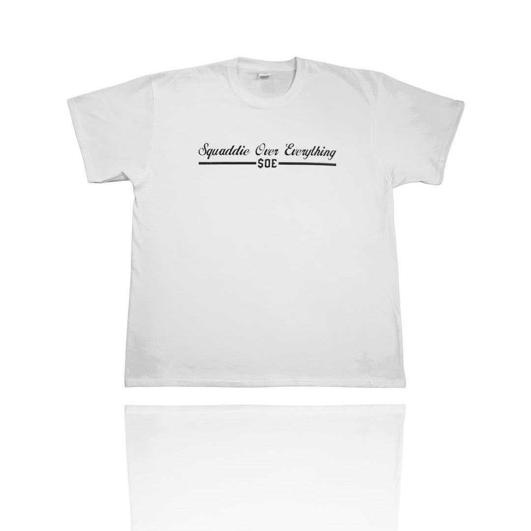 Squaddie Statement White Tee